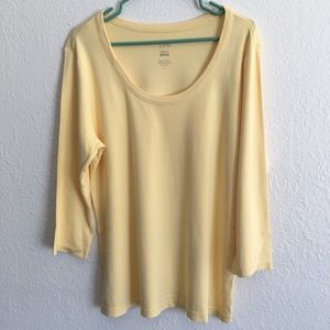 J. Jill Perfect Pima Tee XL.          (MB)